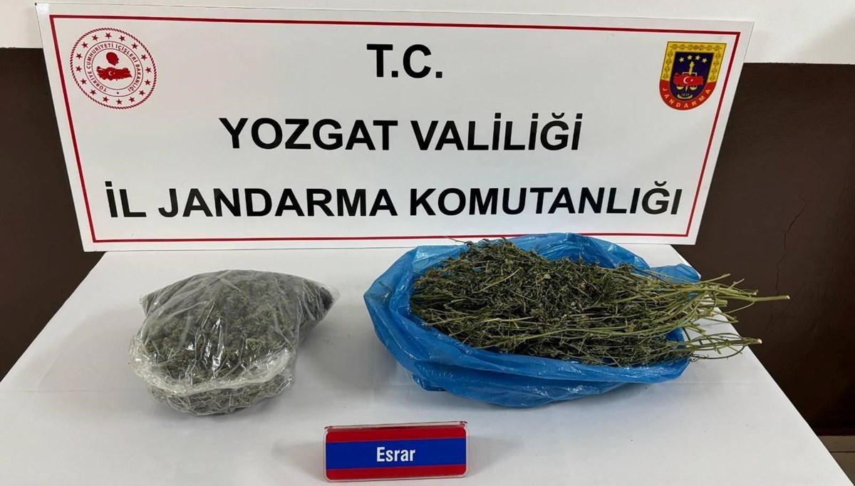 Yozgat'ta bir kişinin evinde 740 gram uyuşturucu ele geçirildi