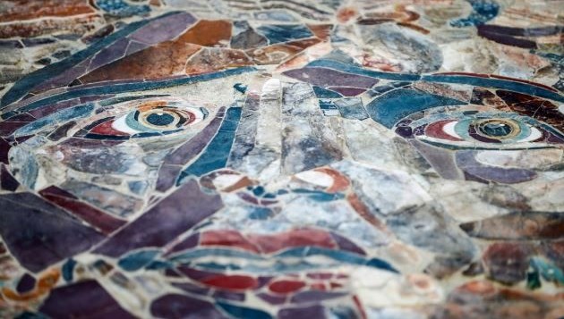 Medusa mozaiği ziyarete açıldı