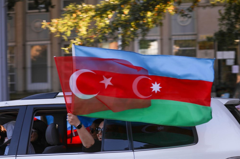 Beyaz Saray önünde Azerbaycan'a destek mitingi düzenlendi - 22