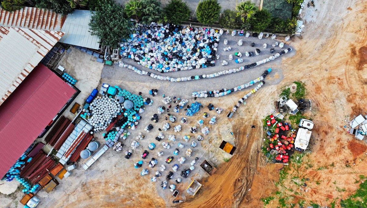 Alanya'da çöp toplama yarışması: 45 günde 15 tondan fazla atık toplandı