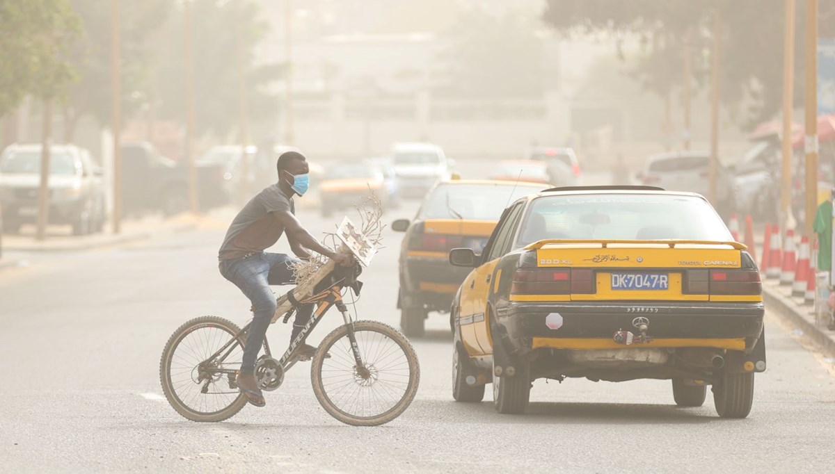 Dakar toz bulutlarına teslim oldu