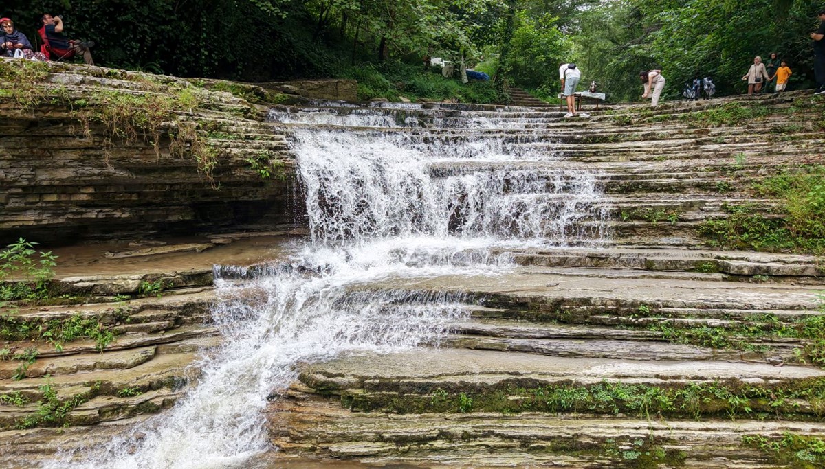 Şehrin kaosundan kaçmak isteyenler soluğu burada alıyor