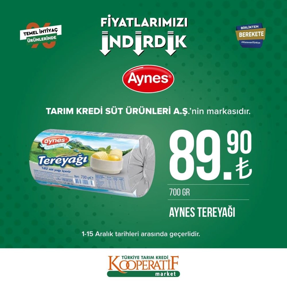 Tarım Kredi Kooperatif Market yeni indirimli ürünler listesini yayınladı (1-15 Aralık güncel indirimli ürünler kataloğu) - 3