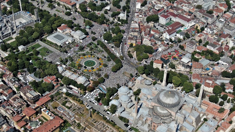 Ayasofya-i Kebir Camii Şerifi ibadete açıldı (Ayasofya'da 86 yıl sonra ilk namaz) - 23