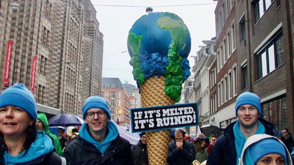 Hollanda'da iklim protestosu - 1