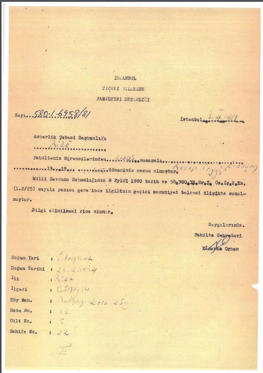 İletişim Başkanlığı'ndan paylaşım: Cumhurbaşkanı Erdoğan'ın üniversite diploması