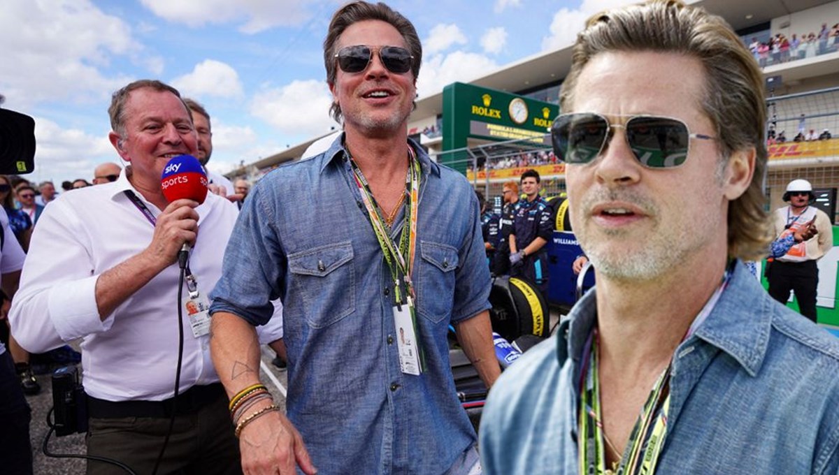 Brad Pitt'ten canlı yayında Formula 1 muhabirine kötü muamele