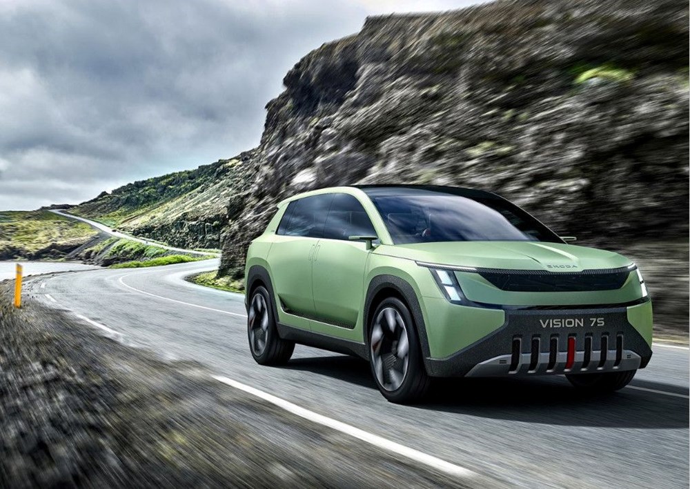 Skoda'dan yeni logo ve yeni elektrikli model: Vision 7S tanıtıldı - 6