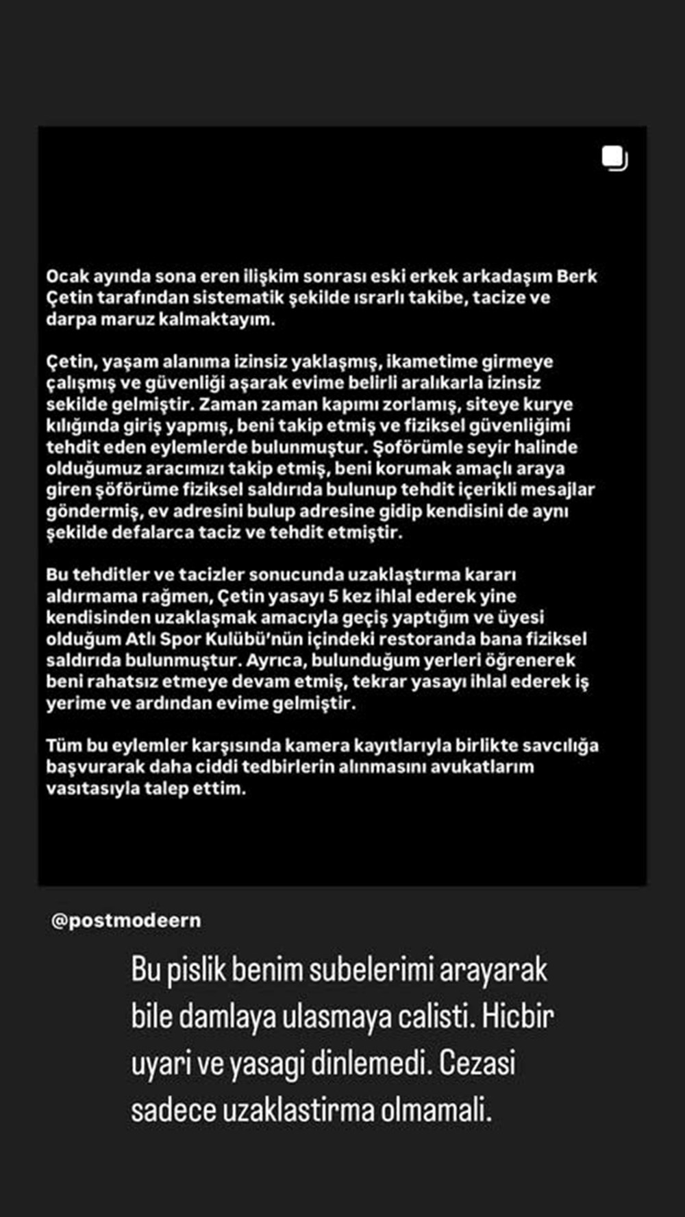 Danla Bilic darp fotoğrafını paylaştı | Eski sevgilisinin birinci sözü ortaya çıktı 76 ynObNdW3qkSgrtEEjd hVA