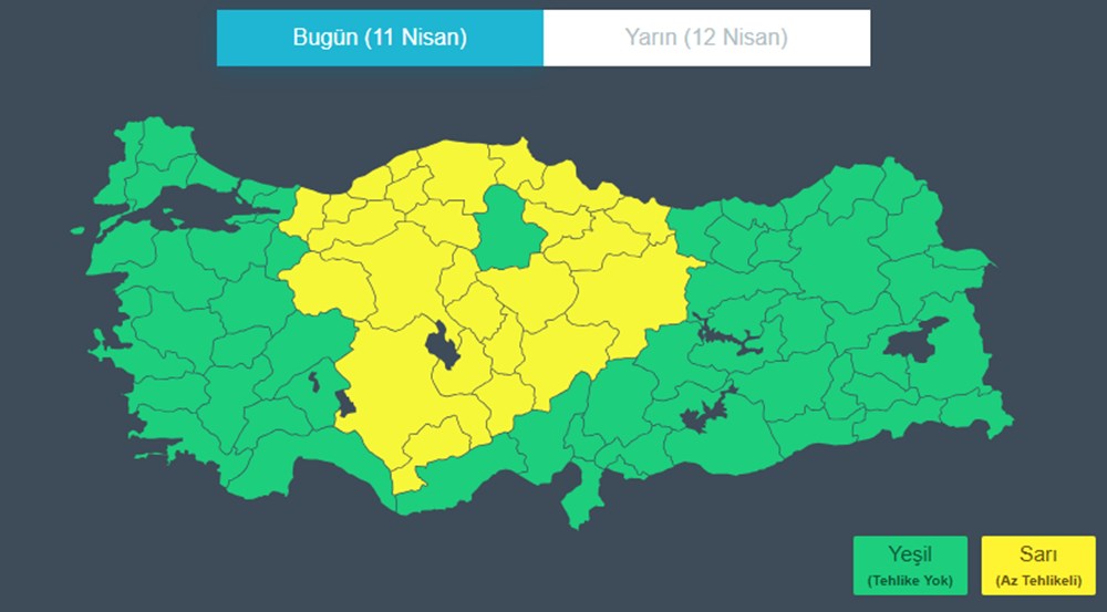 Cuma ve cumartesiye dikkat: Hava buz kesecek, birçok vilayette kar alarmı verildi 75
