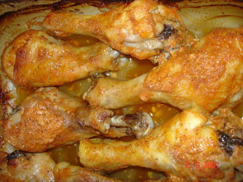 курица в муке в духовке