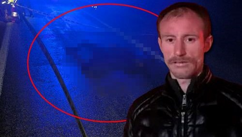 Kamyonetle ezip kendini ihbar etti