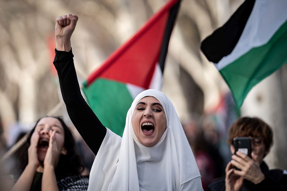 Avrupa, Filistin için meydanlara indi: "Bu bir savaş değil, soykırım" - 8