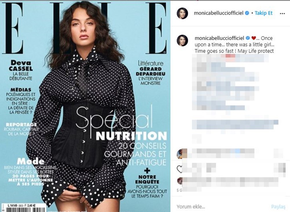 Deva Cassel annesi Monica Bellucci'nin izinde - 2