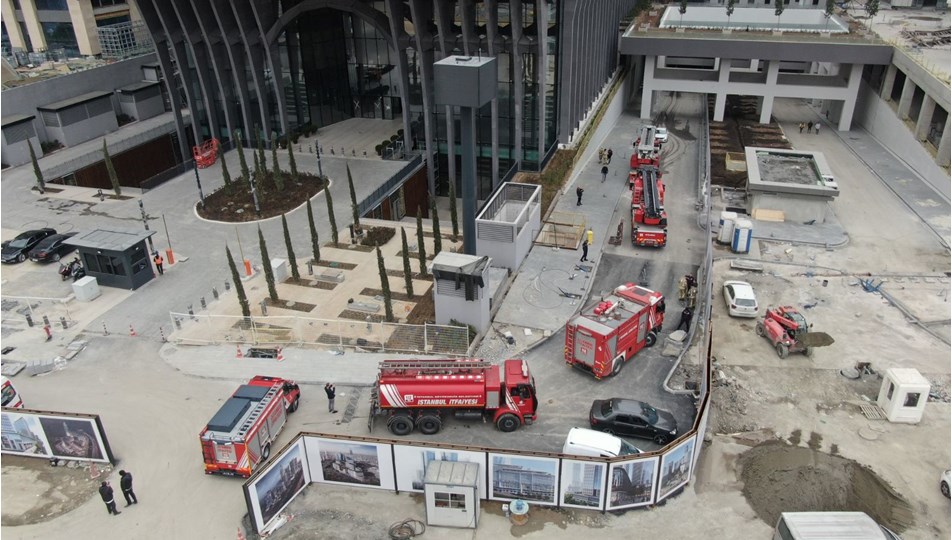 İstanbul Finans Merkezi’nde yangın