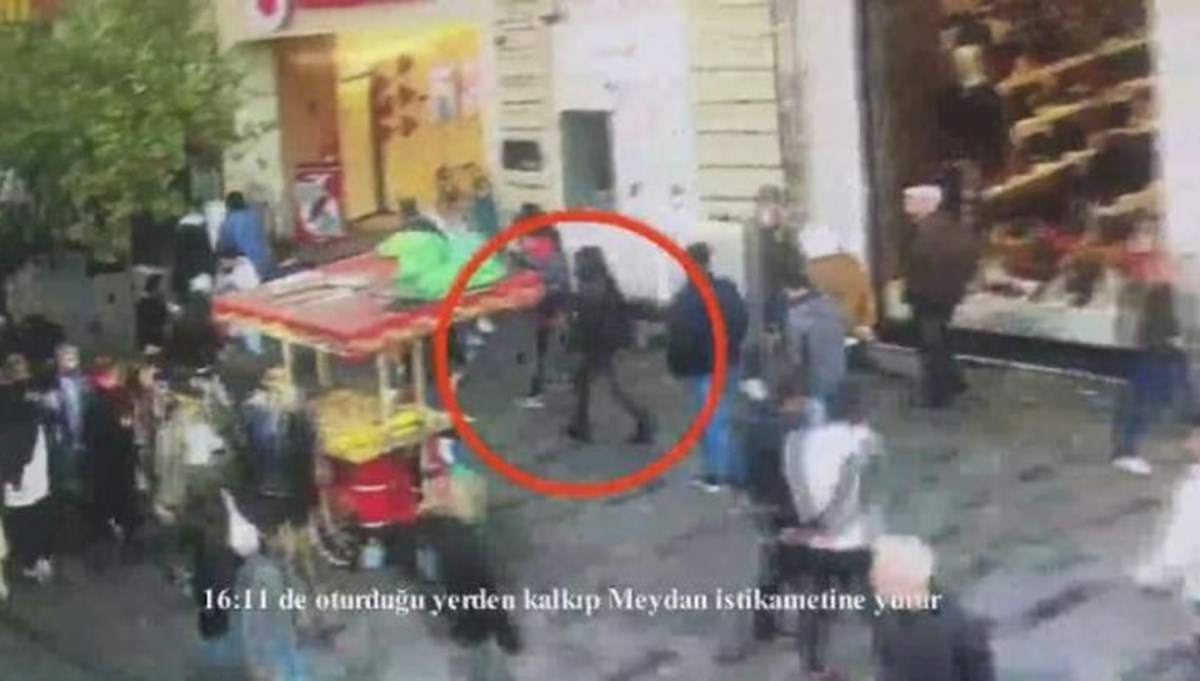 Bombacı İstiklal'e nasıl geldi? Teröristin yeni görüntüleri