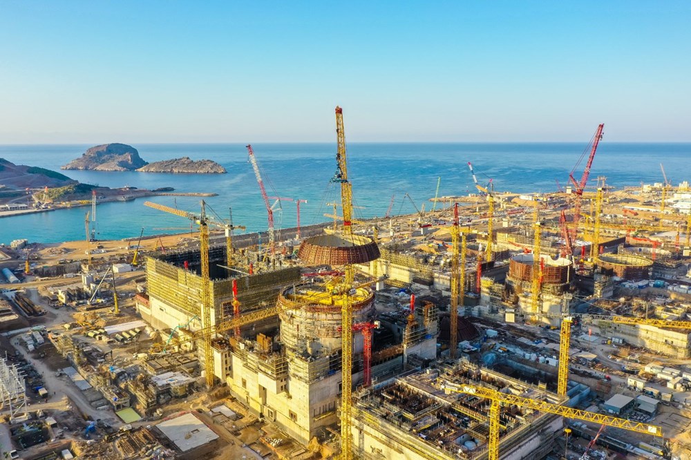 Akkuyu'nun 1'inci ünitesinde iç koruma kabuğu tamamlanıyor - 3