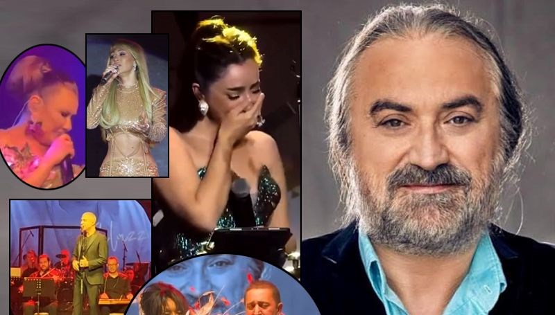Volkan Konak sahnede şarkılarla anıldı: Paramparça olduk