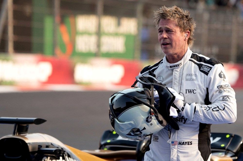 Brad Pitt Formula 1 pilotu oldu: Gerçek pistlerde çekim yaptılar - 6