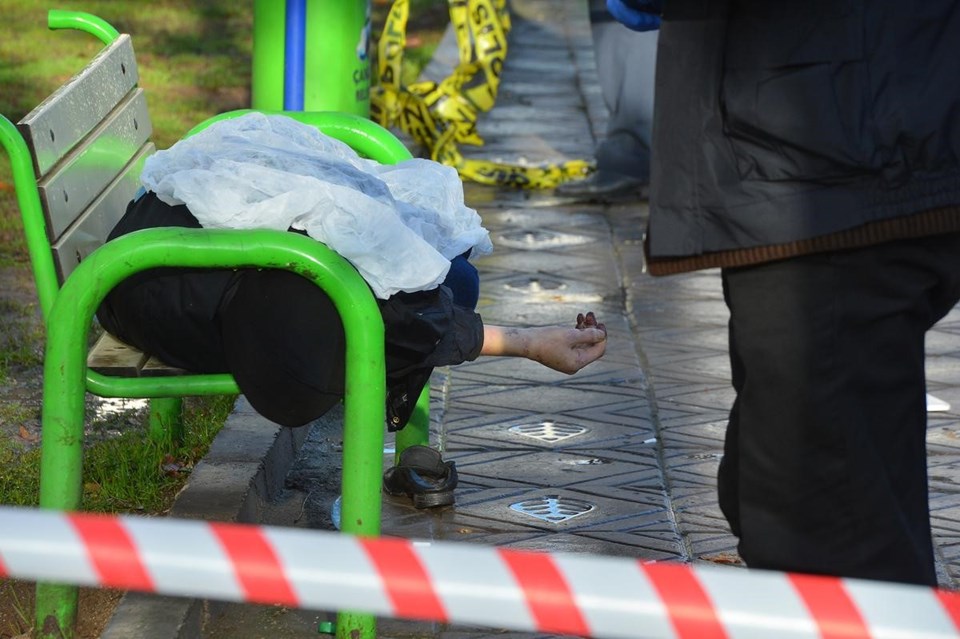 Ankara'daki parkta ceset bulundu - 1