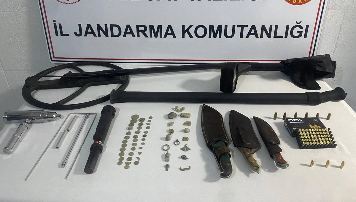 Yerköy’de define ararken yakalandılar Yerköy’de define ararken yakalandılar