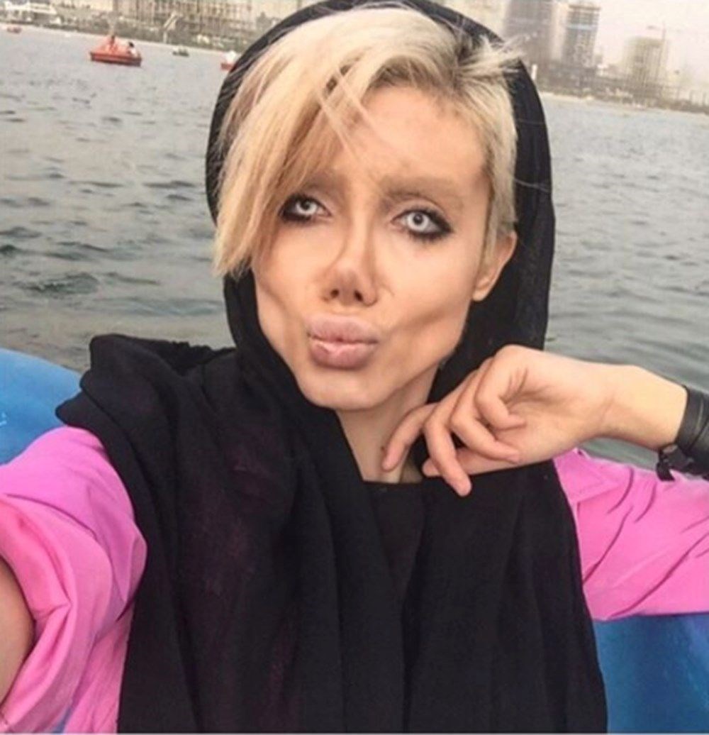 Zombi Angelina gerçek yüzünü paylaştı: Hiç estetik yaptırmadım - 3