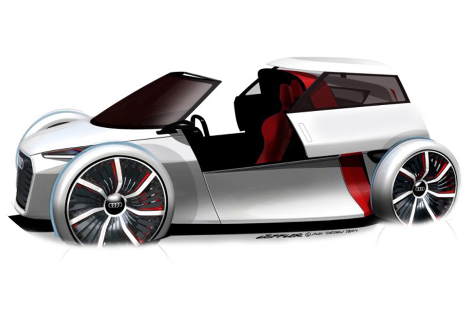 Audi’nin radikal şehir otomobili konsepti  - 1