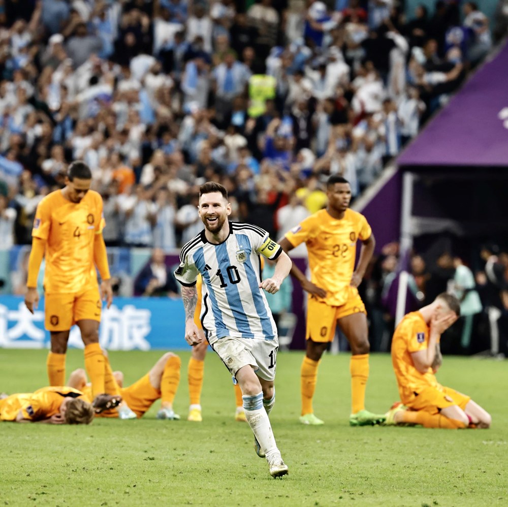 Arjantin'in Hollanda'yı elediği maçta tepki çeken kare - 14