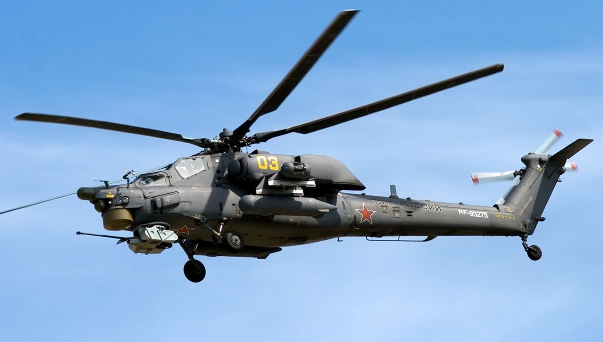 Kırım'da Rusya’ya ait askeri helikopter düştü: 2 ölü Kırım'da Rusya’ya ait askeri helikopter düştü: 2 ölü