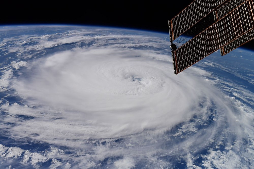 Astronotlar paylaştı: Larry Kasırgası uzaydan görüntülendi - 1