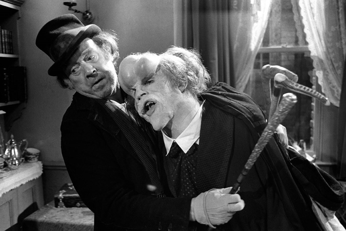 1980 yapımı The Elephant Man filminden bir kare