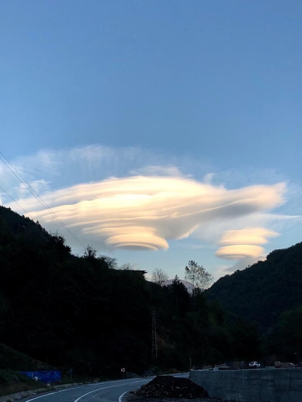 Artvin’de gökyüzünde ilginç görüntü - 12