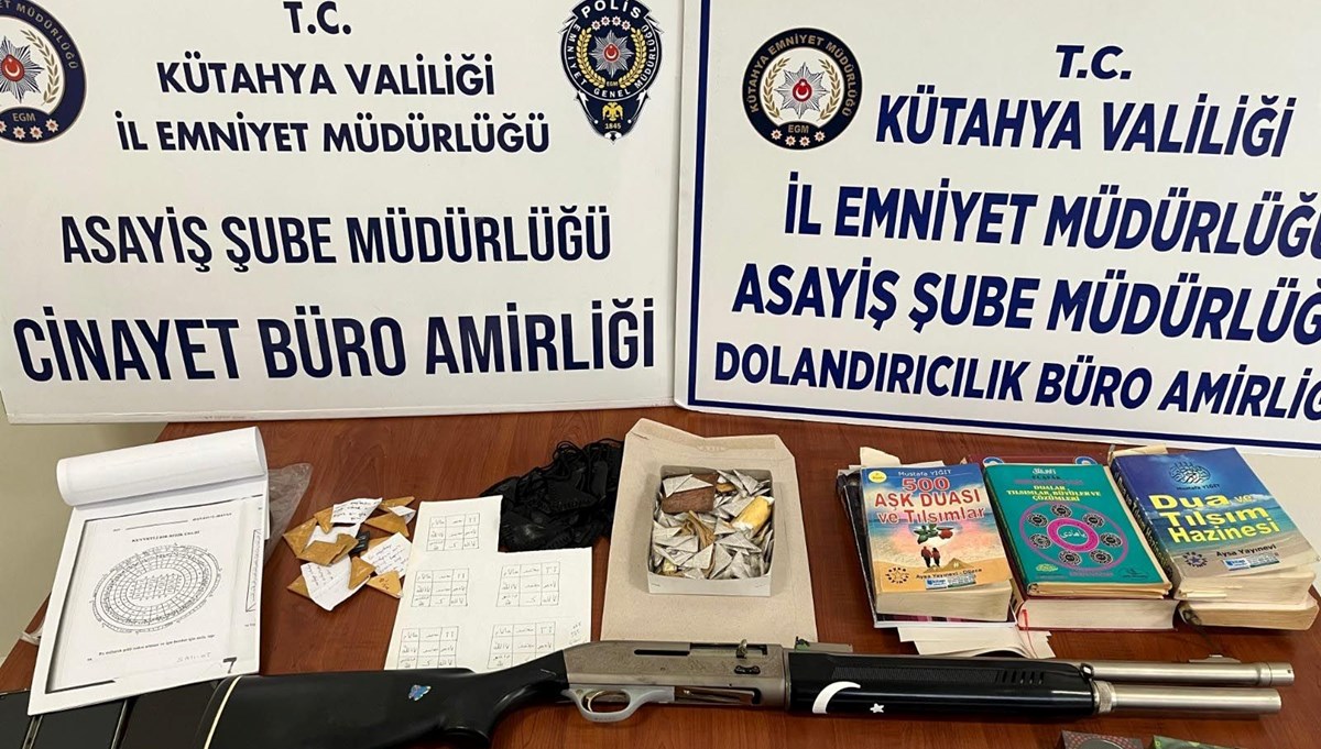 Kütahya’da üfürükçü operasyonu