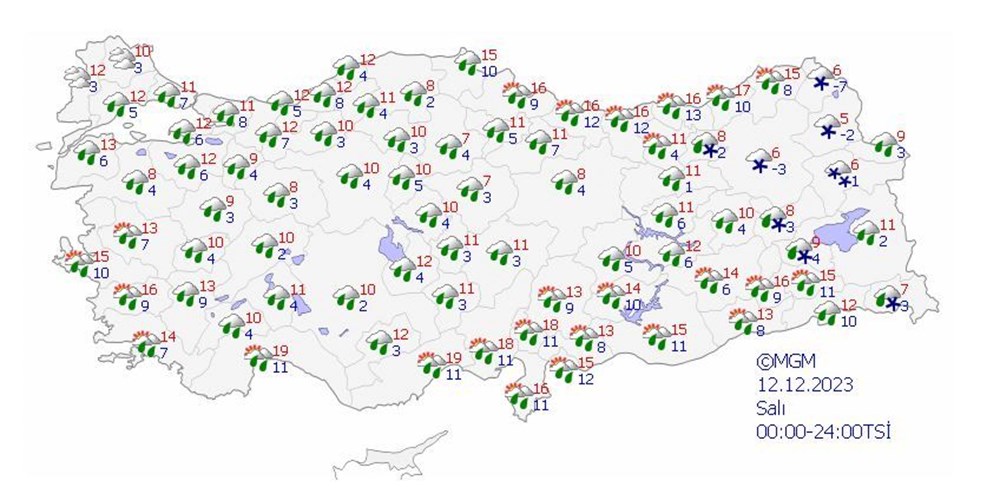 Meteoroloji'den 3 il için sarı kodlu uyarı (Bu hafta hava nasıl olacak?) - 14