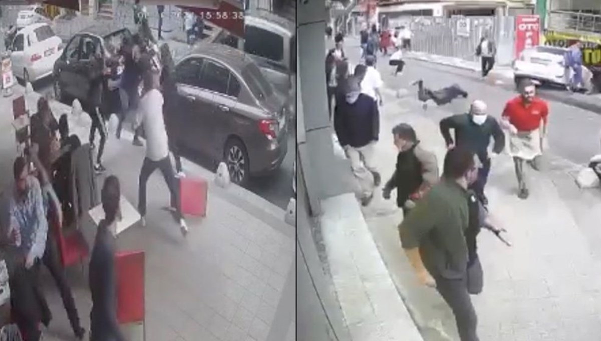 Börekçide 'dışardan yiyecek getirme' kavgası