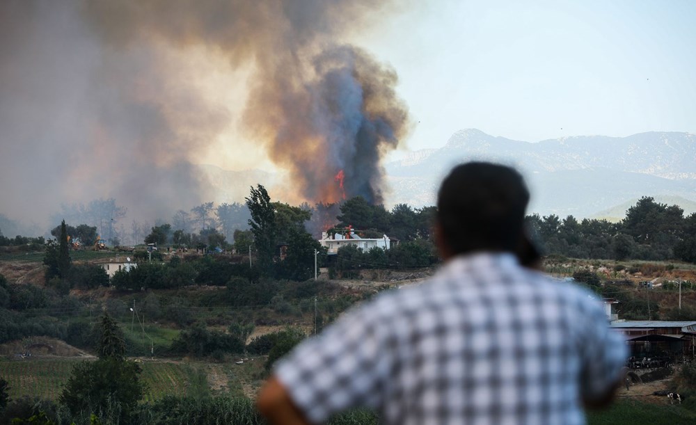 Manavgat'taki yangın evleri kül etti - 19