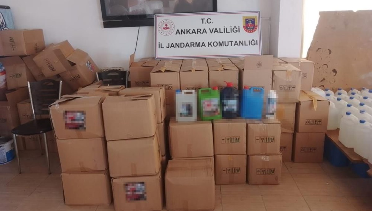 Ankara’da 38 ton paketlenmiş sahte deterjan ele geçirildi Ankara’da 38 ton paketlenmiş sahte deterjan ele geçirildi