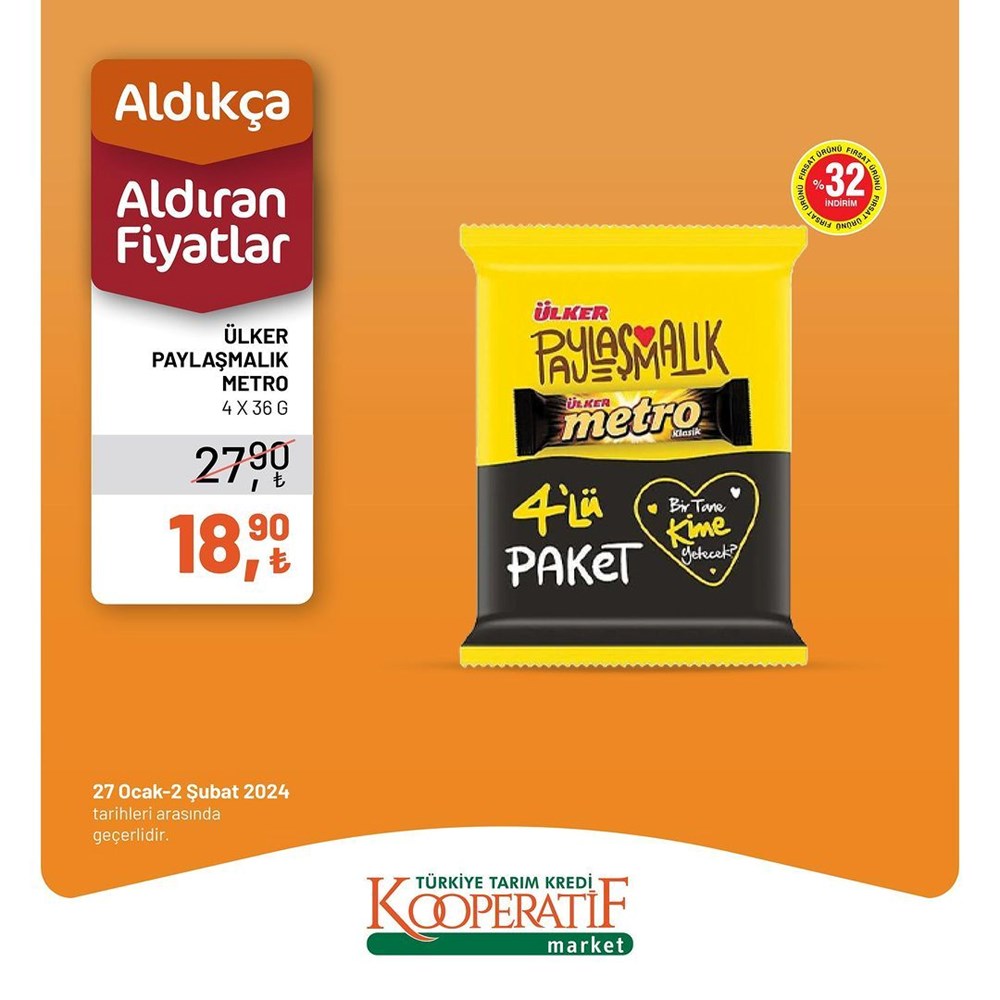 Tarım Kredi Kooperatif Market'te şubat ayına özel yeni indirimli ürünler listesi (29 Ocak-2 Şubat 2024 Tarım Kredi Market indirimleri) - 24