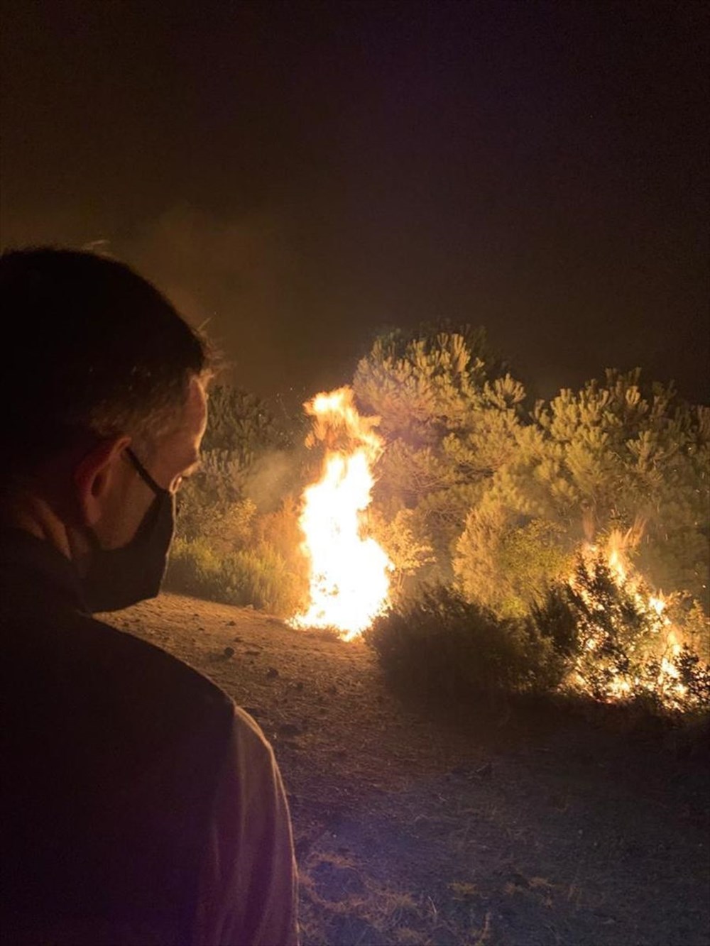 Hatay'daki yangın yeniden alevlendi - 6