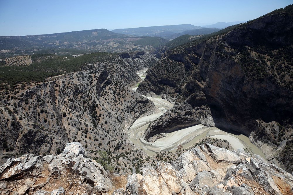 Arapapıştı Kanyonu'ndaki sular çekildi - 19