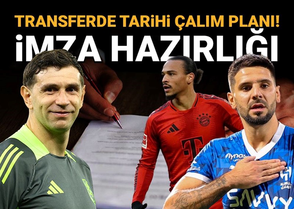 Transferde tarihi çalım planı: Sane, Emiliano Martinez, Mitrovic - 1