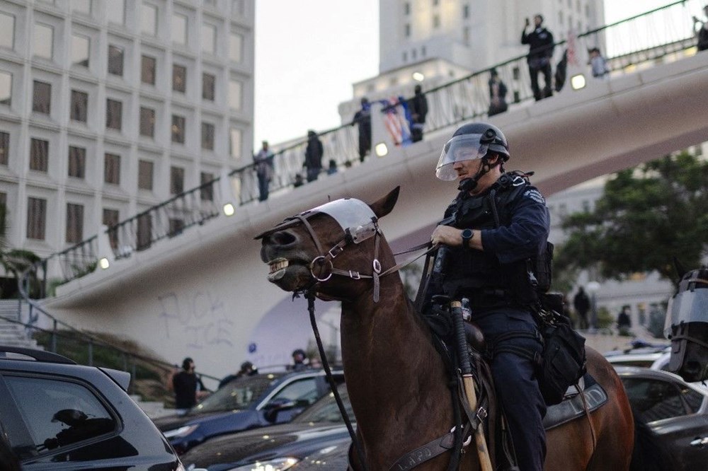 ABD'de göçmen baskınlarına isyan: Los Angeles protestoları diğer şehirlere yayıldı - 5