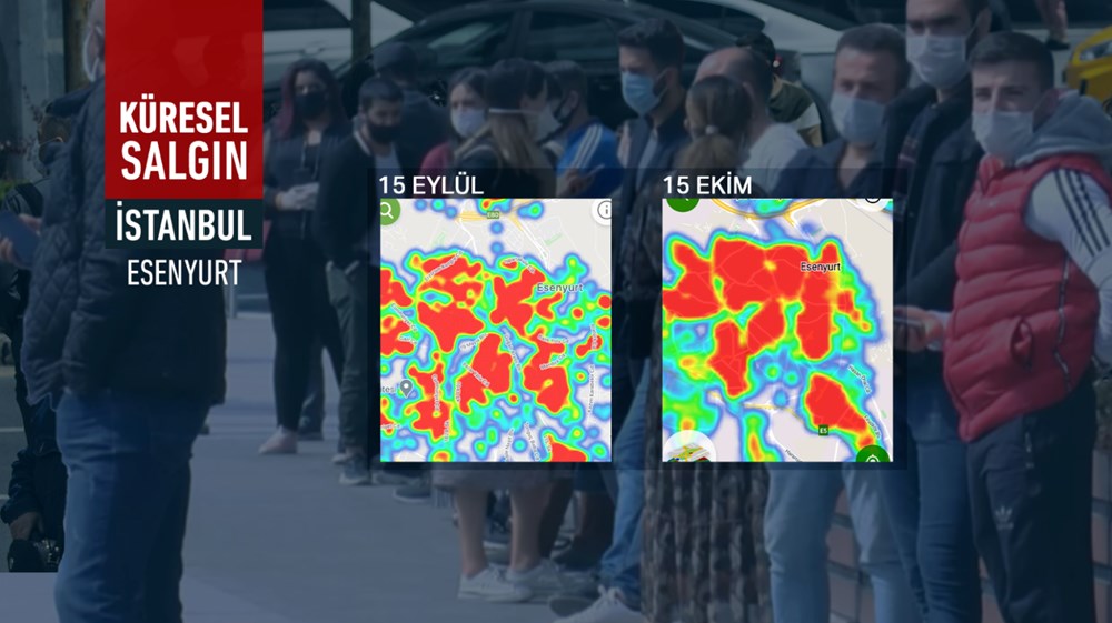 İstanbul'da vakalar yine arttı: Harita kırmızıya büründü - 3