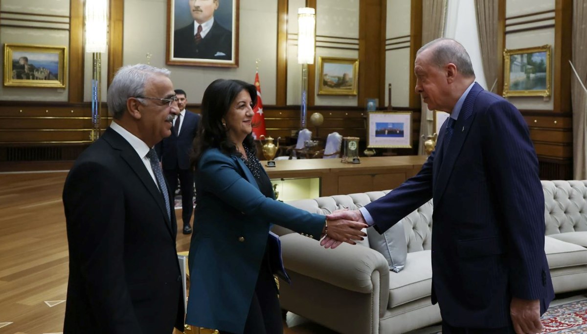 Erdoğan, DEM Parti İmralı Heyeti'ni kabul etti