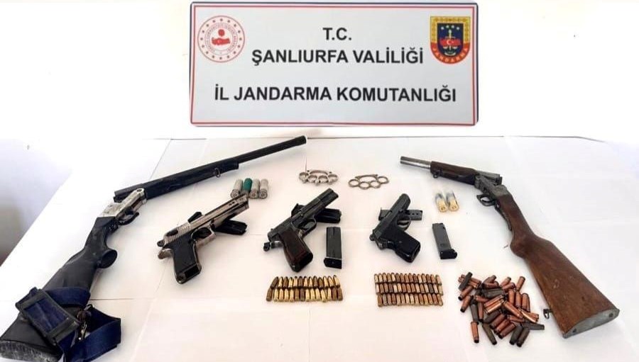 Şanlıurfa'da ruhsatsız silah operasyonu