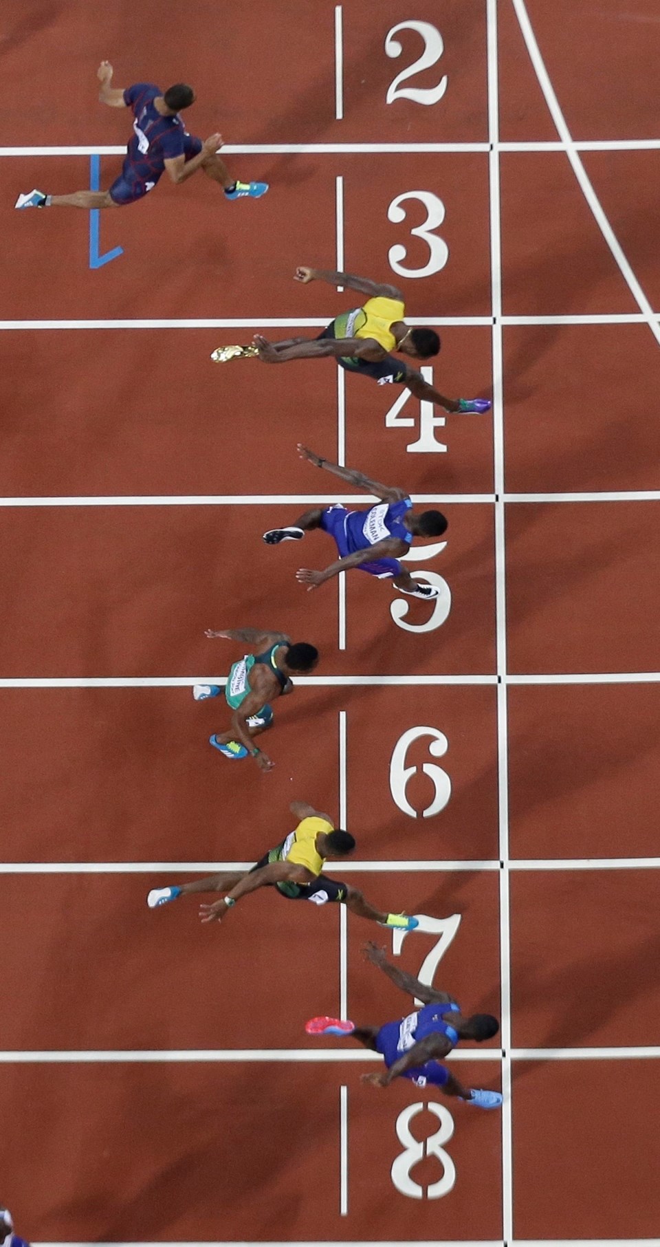 Usain Bolt bronzla veda etti - 1