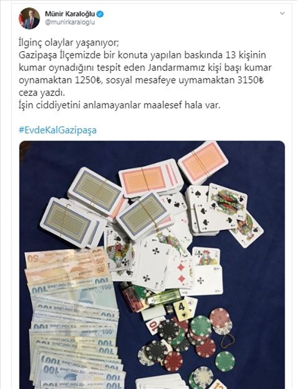 "İşin ciddiyetini anlamayanlar var" (Antalya'da kumar oynayan 13 kişiye 57 bin lira ceza) - 1