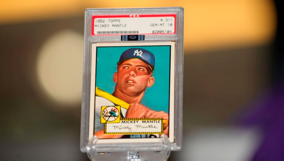 Mickey Mantle oyuncu kartı rekor fiyata satıldı Mickey Mantle oyuncu kartı rekor fiyata satıldı