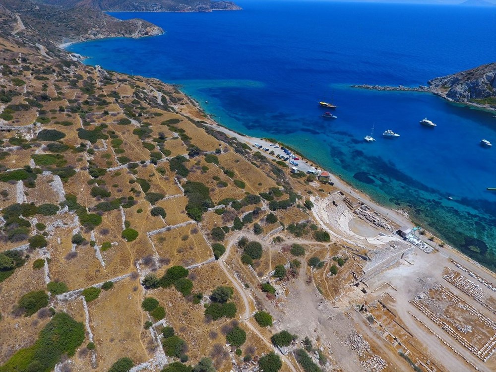 Ege ve Akdeniz'in birletii yer: Knidos