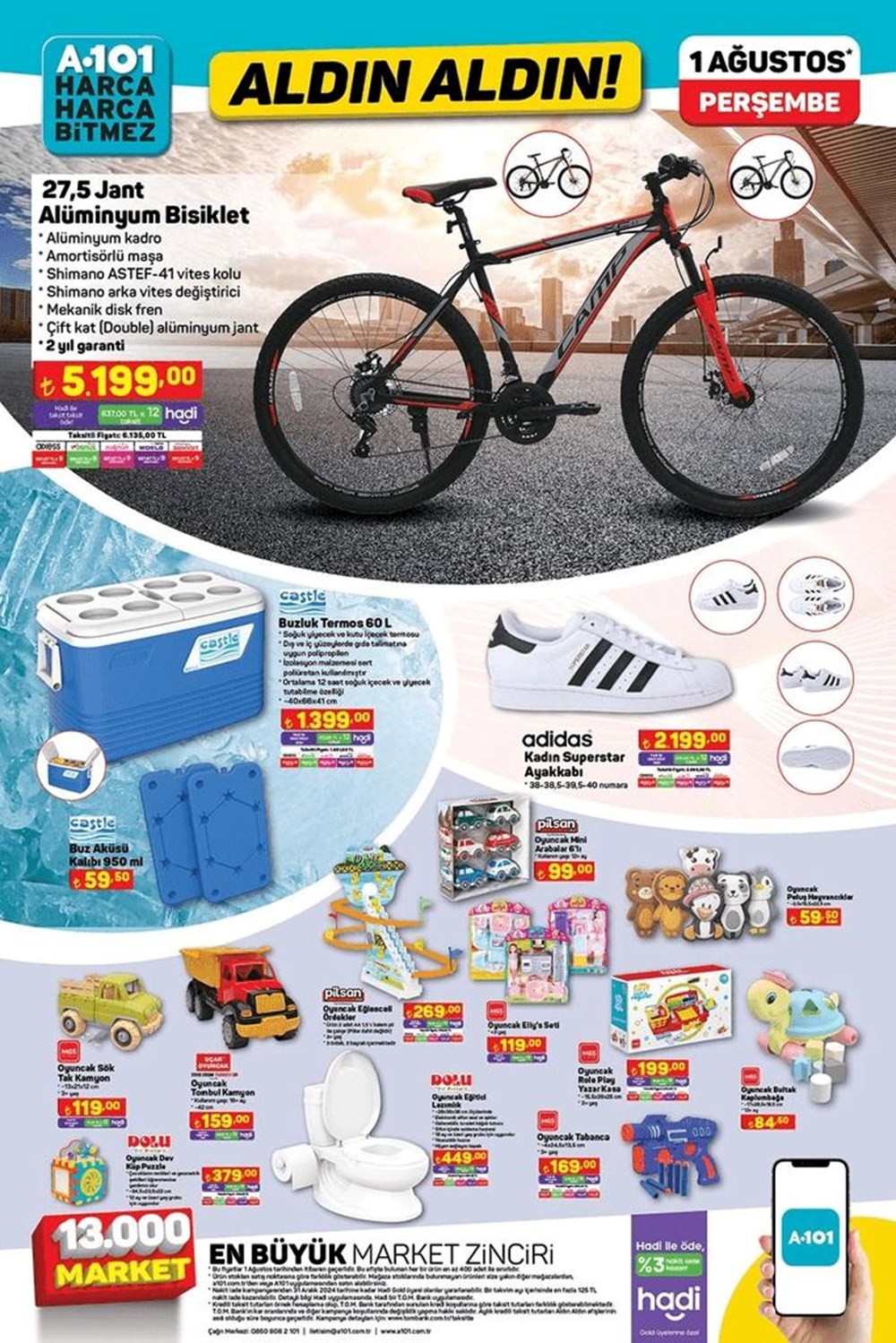 تركيا اليوم سلسلة متاجر BIM وA101 تعلن عن عروض كثيرة ابتداءً من 1 أغسطس خصومات A101 الحالية 1 أغسطس 2024: منتجات مخفضة جديدة من سوق A101 هذا الأسبوع - 4